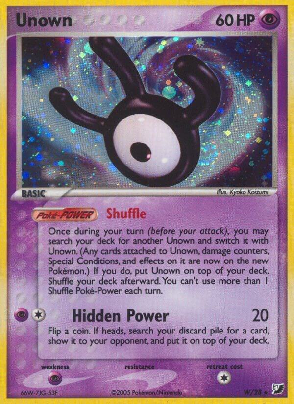 Unown W #W Unseen Forces (EN)