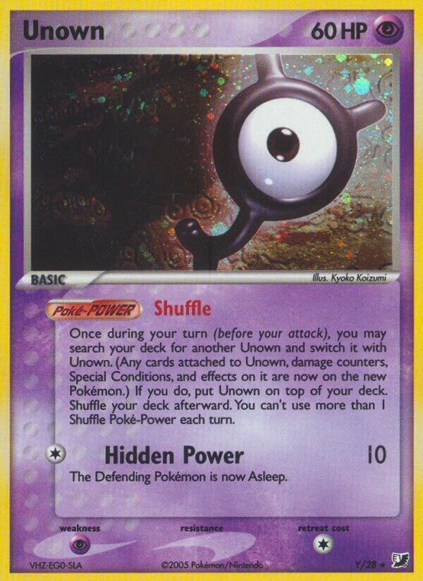 Unown Y #Y Unseen Forces (EN)