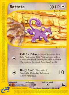 Rattata #090 Skyridge (EN)