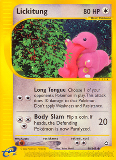Lickitung #090 Aquapolis (EN)