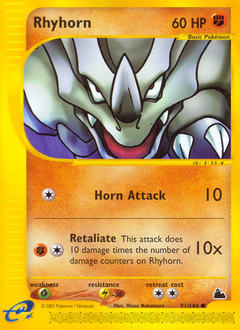 Rhyhorn #091 Skyridge (EN)