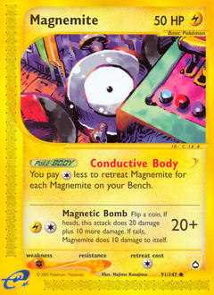 Magnemite #091 Aquapolis (EN)