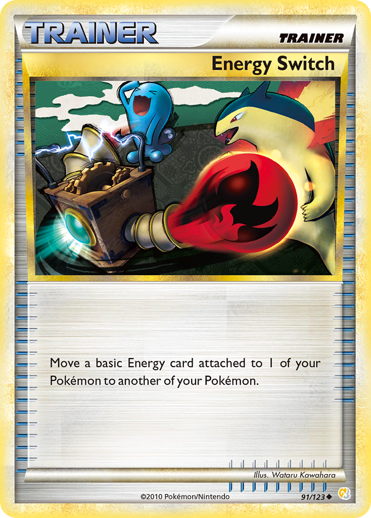 Energy Switch #091 HeartGold & SoulSilver (EN)