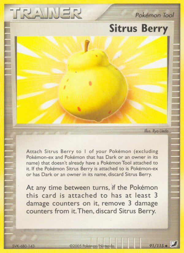 Sitrus Berry #091 Unseen Forces (EN)