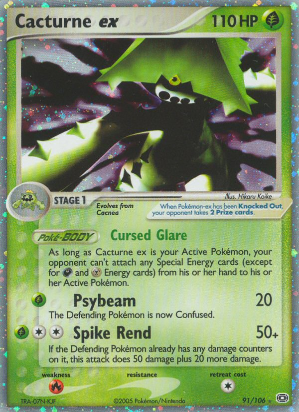 Cacturne ex #091 Emerald (EN)