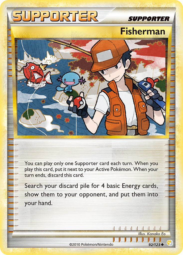 Fisherman #092 HeartGold & SoulSilver (EN)