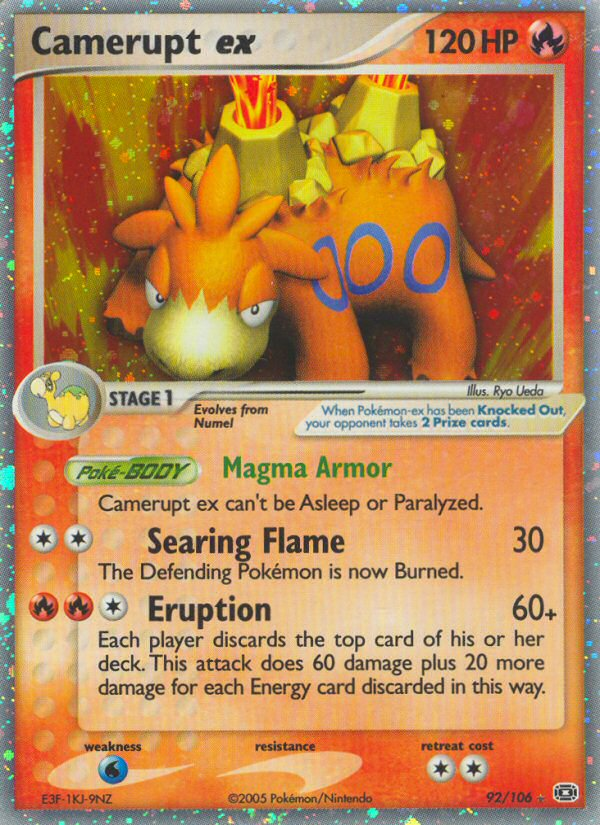 Camerupt ex #092 Emerald (EN)