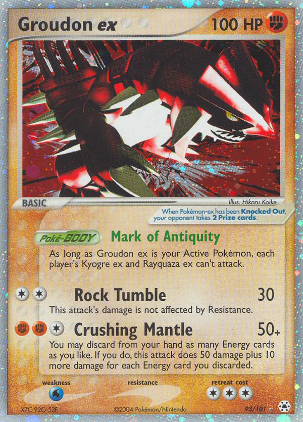Groudon ex #093 Hidden Legends (EN)