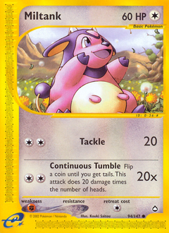 Miltank #094 Aquapolis (EN)