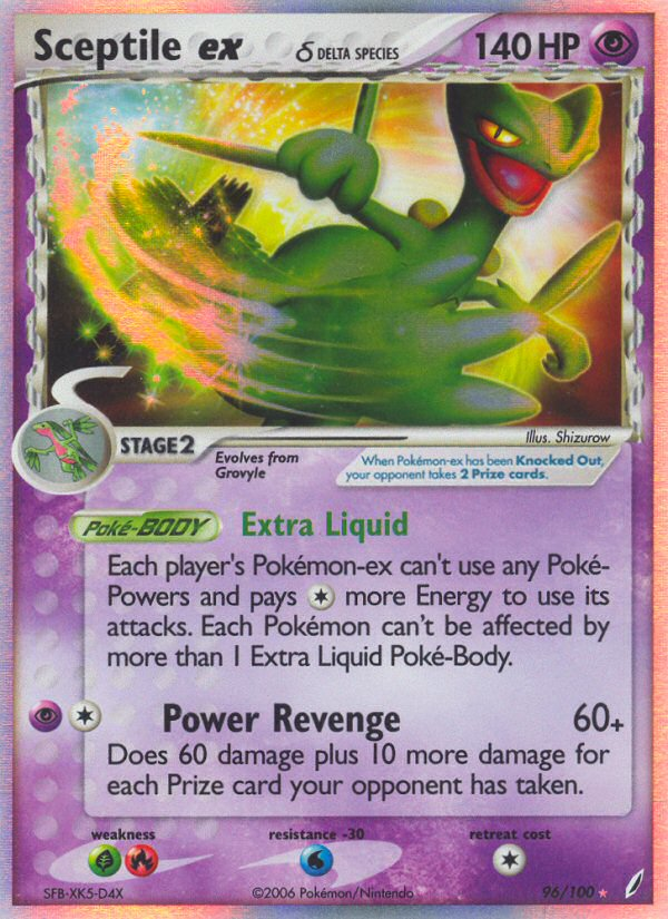 Sceptile ex δ #096 Crystal Guardians (EN)