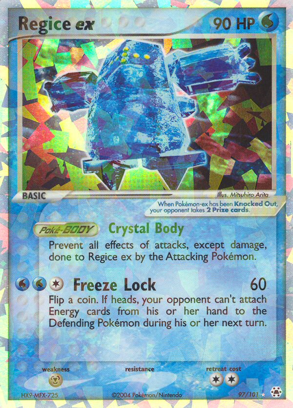 Regice ex #097 Hidden Legends (EN)