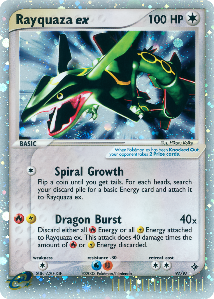 Rayquaza ex #097 Dragon (EN)