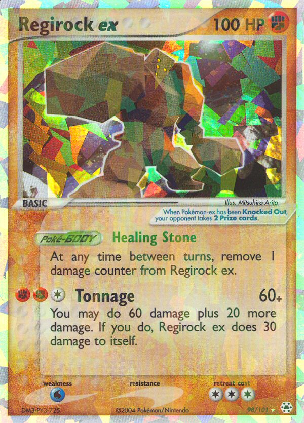 Regirock ex #098 Hidden Legends (EN)