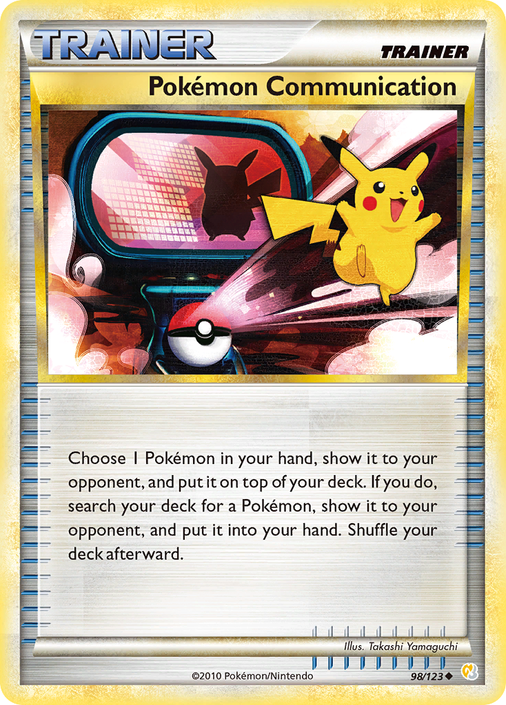 Pokémon Comunication #098 HeartGold & SoulSilver (EN)
