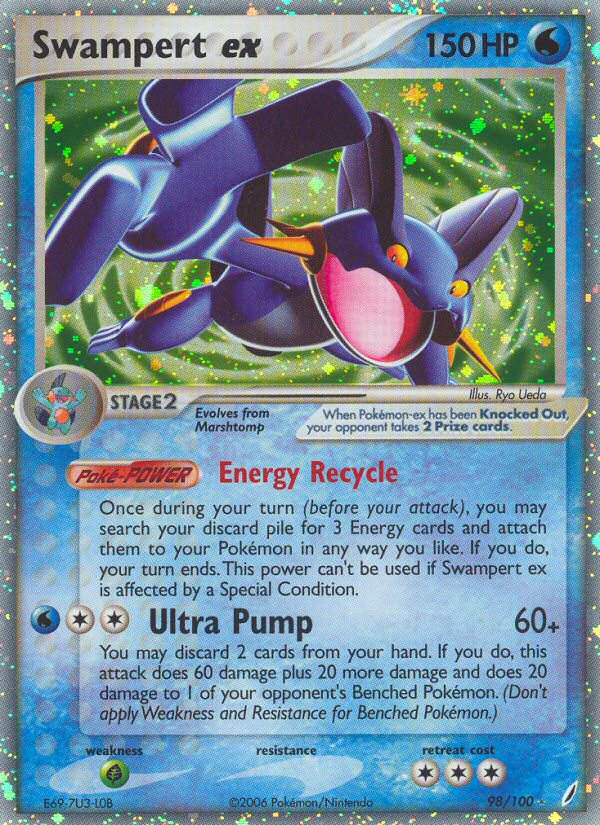 Swampert ex #098 Crystal Guardians (EN)