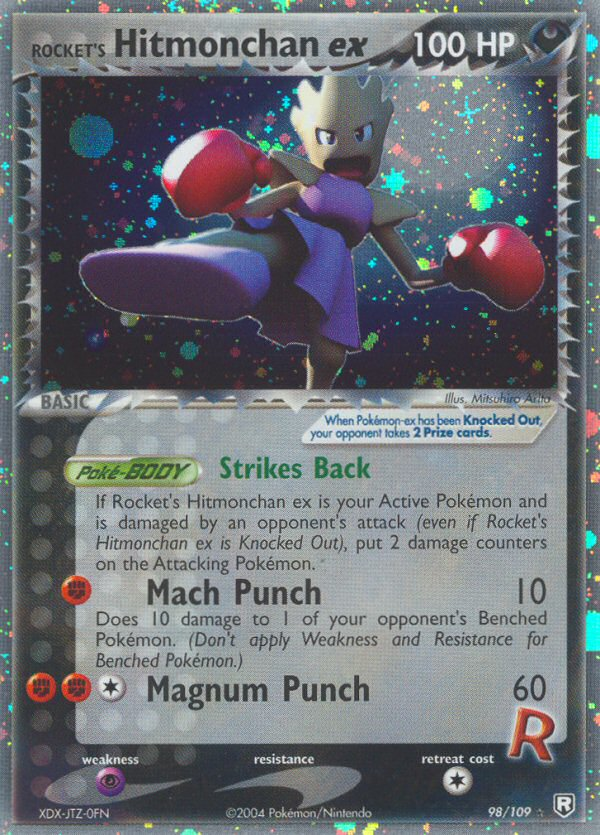 Rocket's Hitmonchan ex #098 Team Rocket Returns (EN)