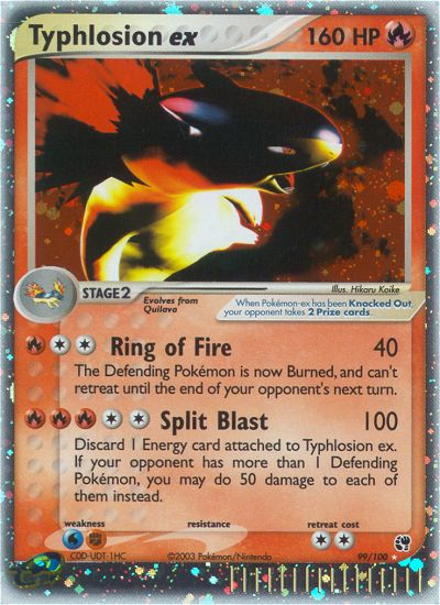 Typhlosion Ex #099 Sandstorm (EN)