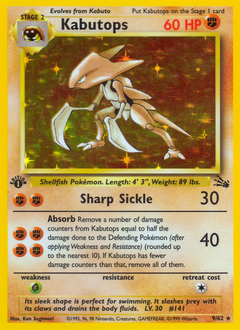 Kabutops #009 Fossil 1st Ed (ES)
