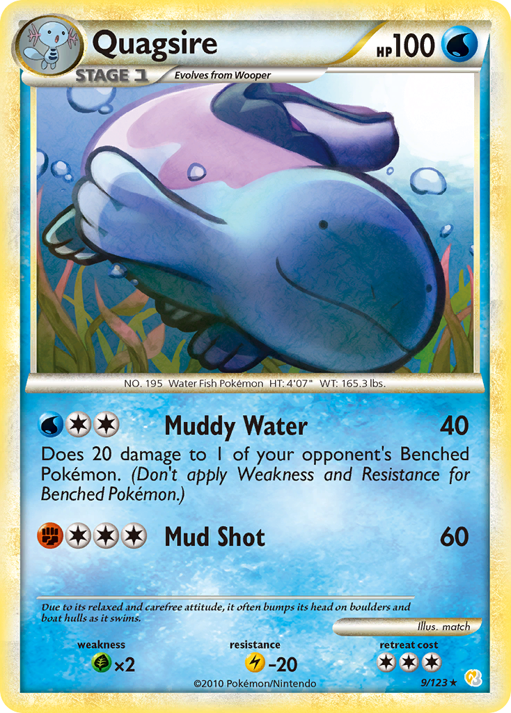 Quagsire #009 HeartGold & SoulSilver (EN)