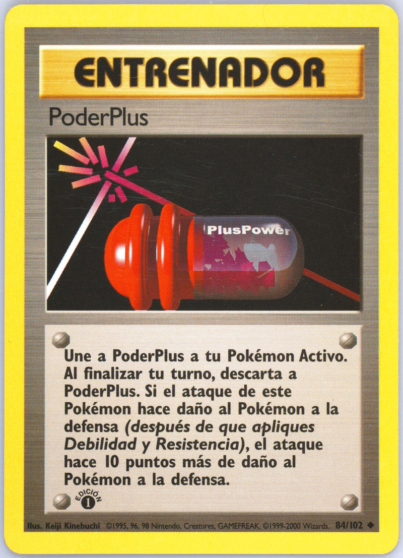 Plus Power #084 Base Set 1st Ed (ES)