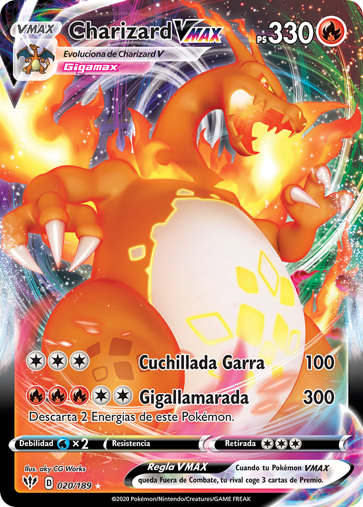 Charizard Vmax #020 Darkness Ablaze (ES)