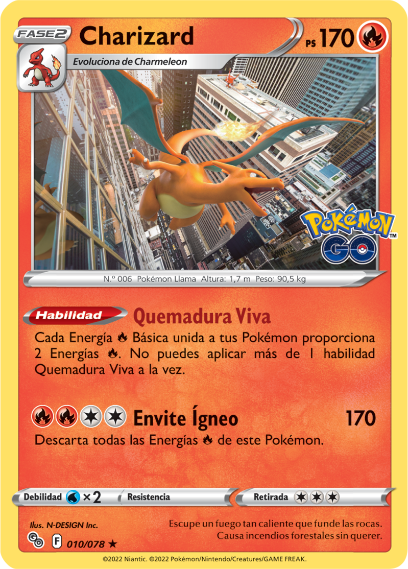 Charizard #060 Pokemon Go (ES)