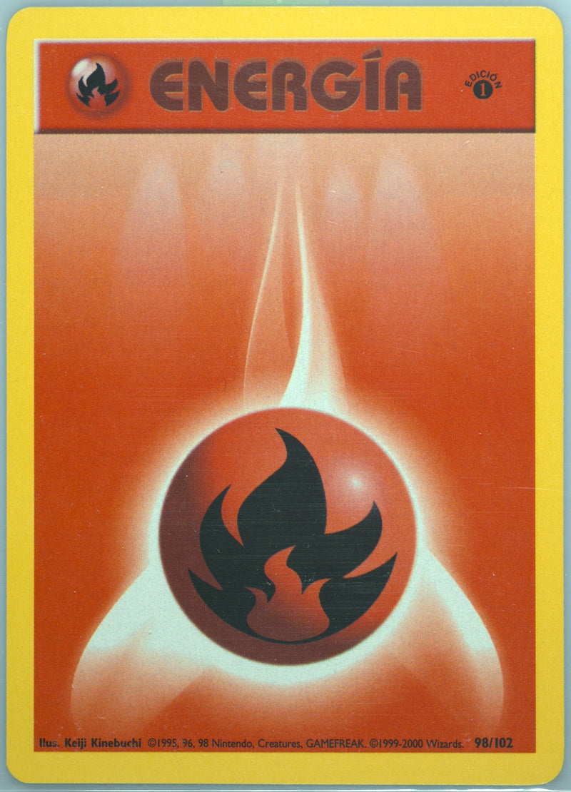 Fire Energy #098 Base Set 1st Ed (ES)