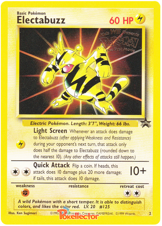 Electabuzz #002 Wizards Black Star Promos (EN)