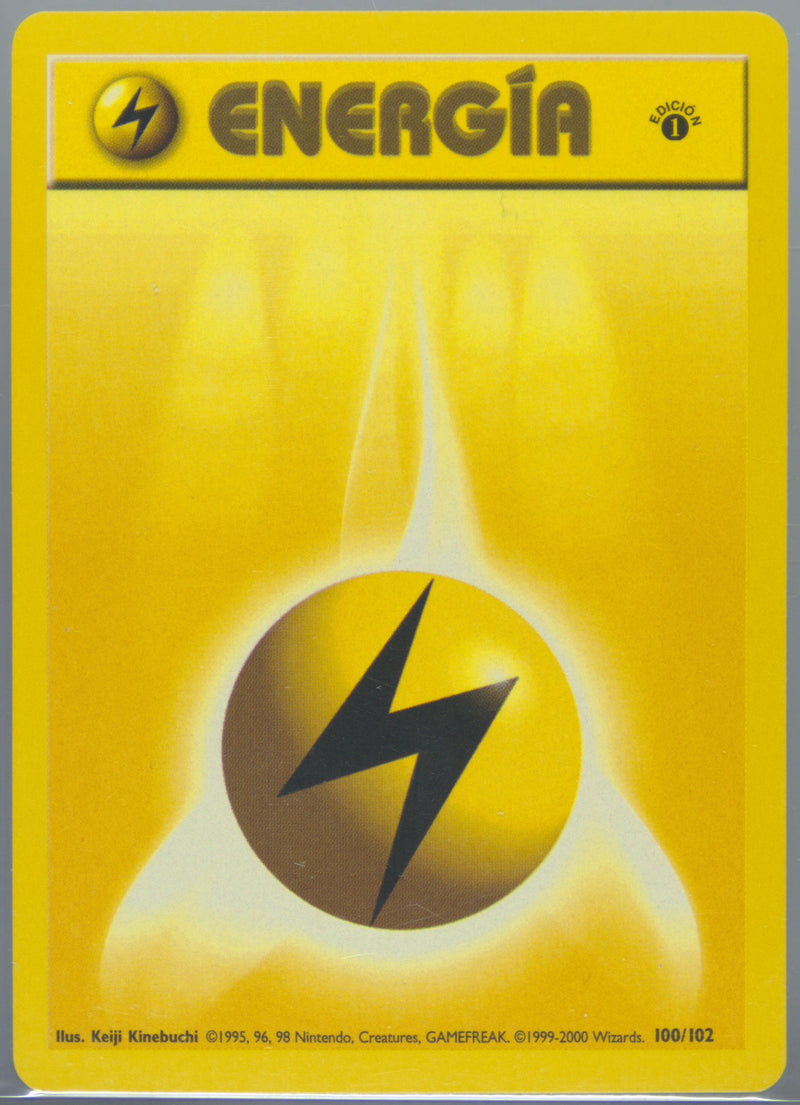 Lightning Energy #100 Base Set 1st Ed (ES)