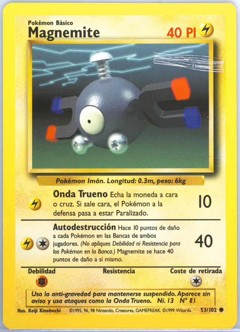 Magnemite #053 Base Set 1st Ed (ES)