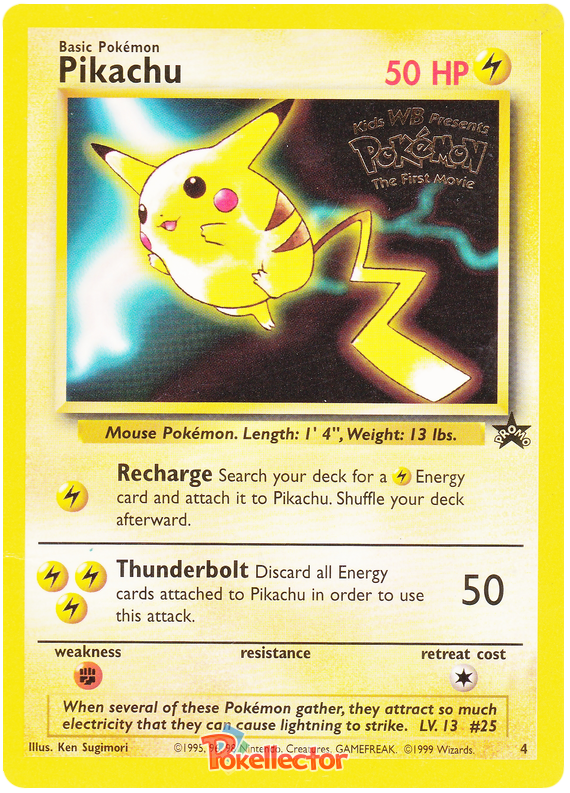 Pikachu #004 Wizards Black Star Promos (EN)