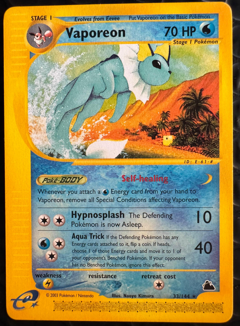 Vaporeon #033 Skyridge (EN)
