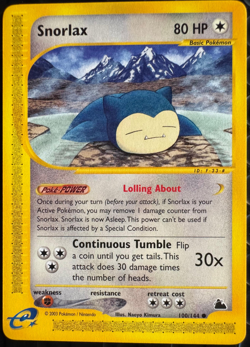 Snorlax #100 Skyridge (EN)