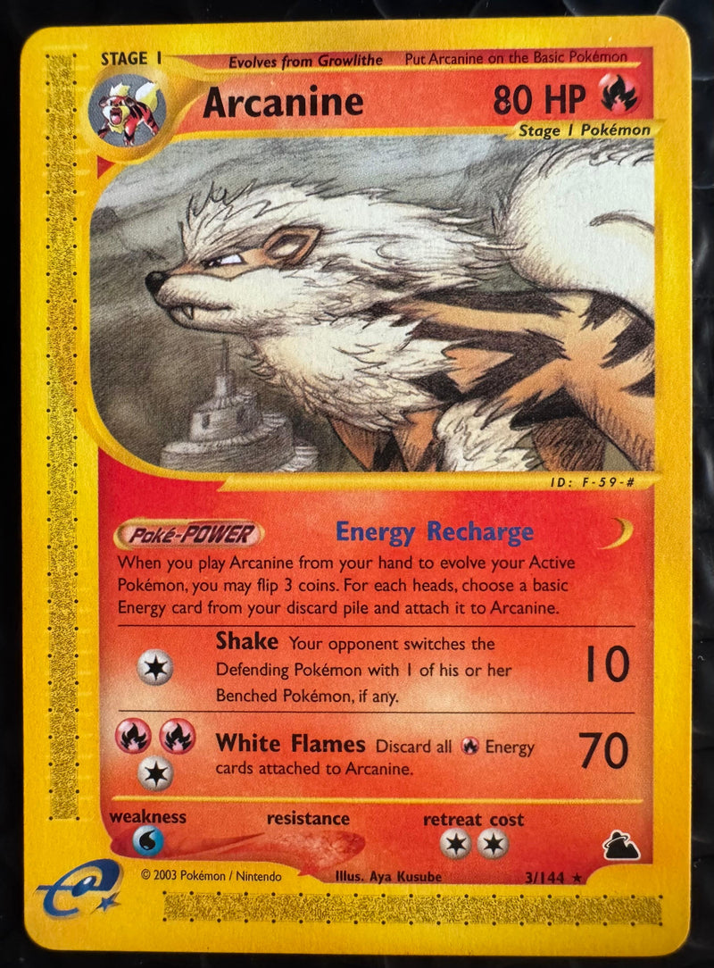 Arcanine #003 Skyridge (EN)