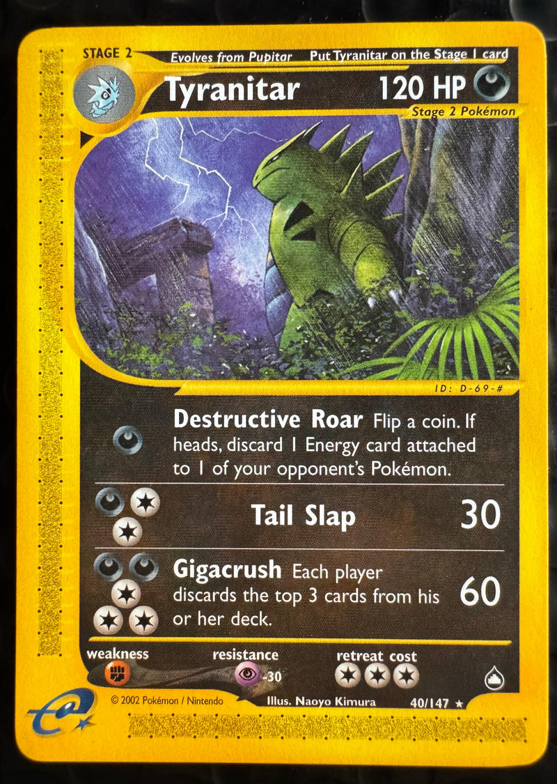 Tyranitar #040 Aquapolis (EN)