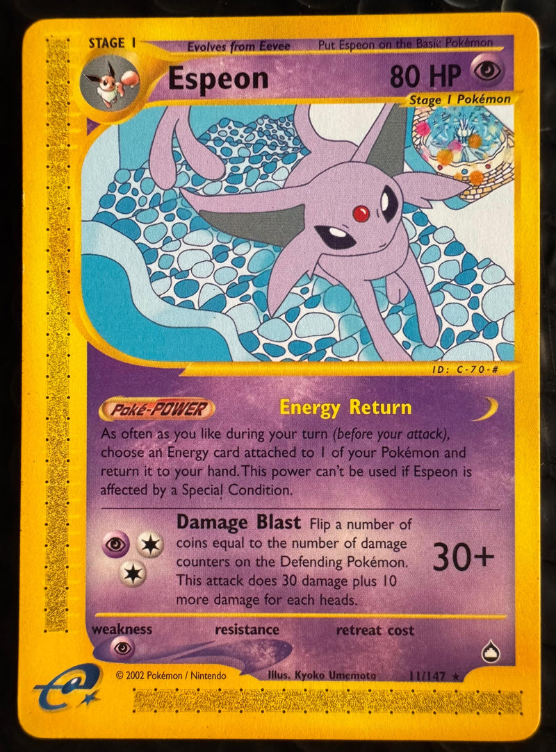 Espeon #011 Aquapolis (EN)