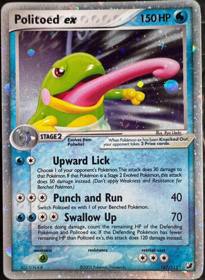 Politoed ex #107 Unseen Forces (EN)