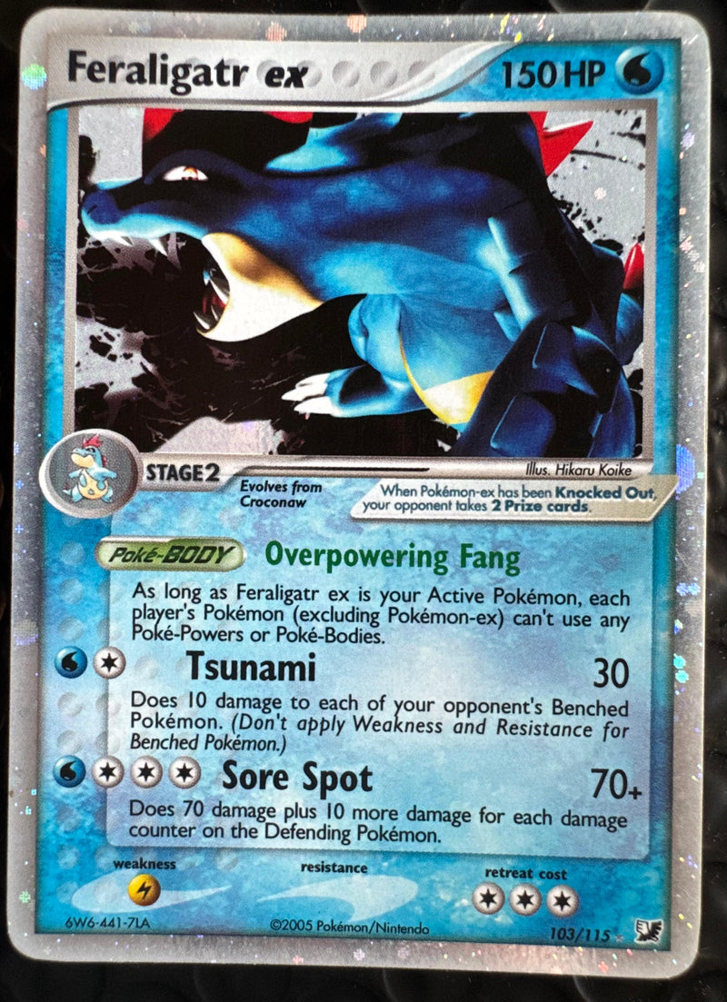 Feraligatr ex #103 Unseen Forces (EN)