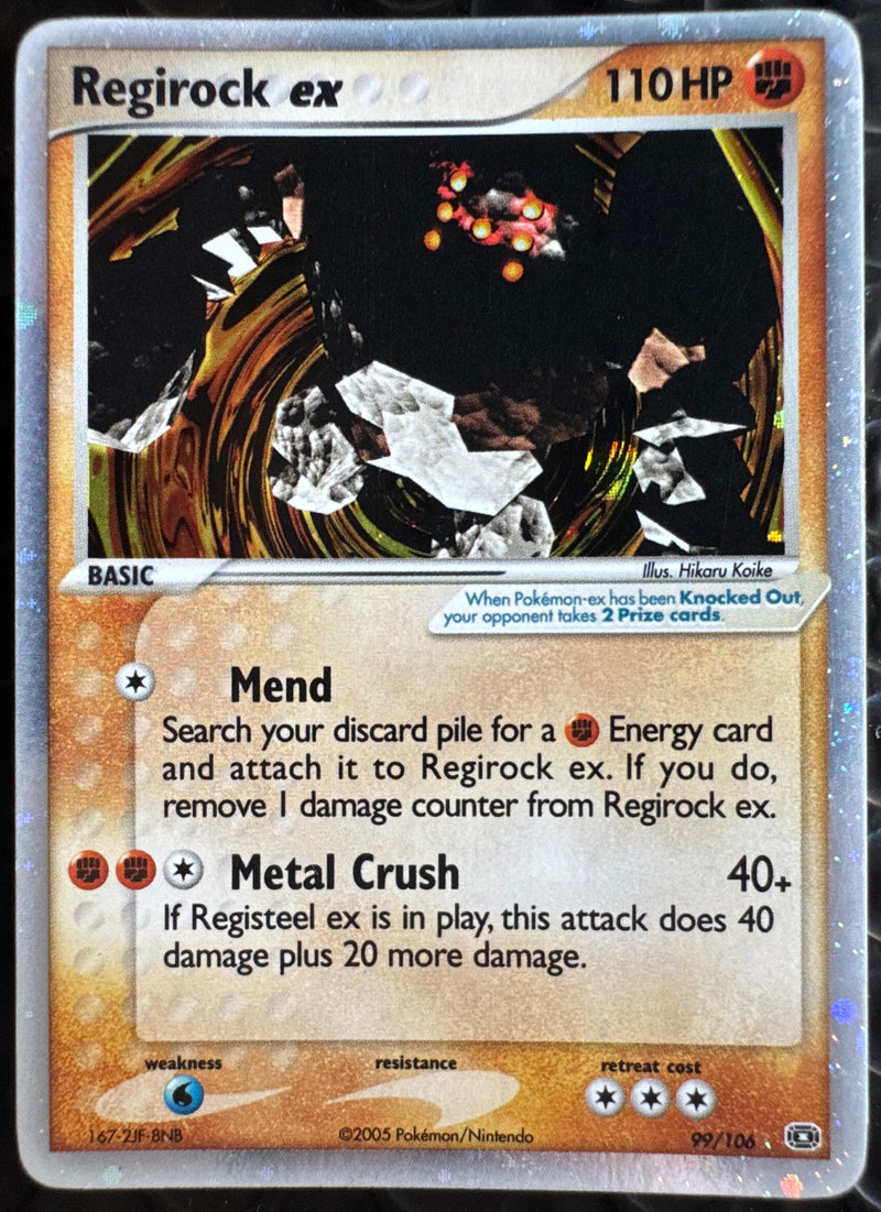 Regirock ex #099 Emerald (EN)