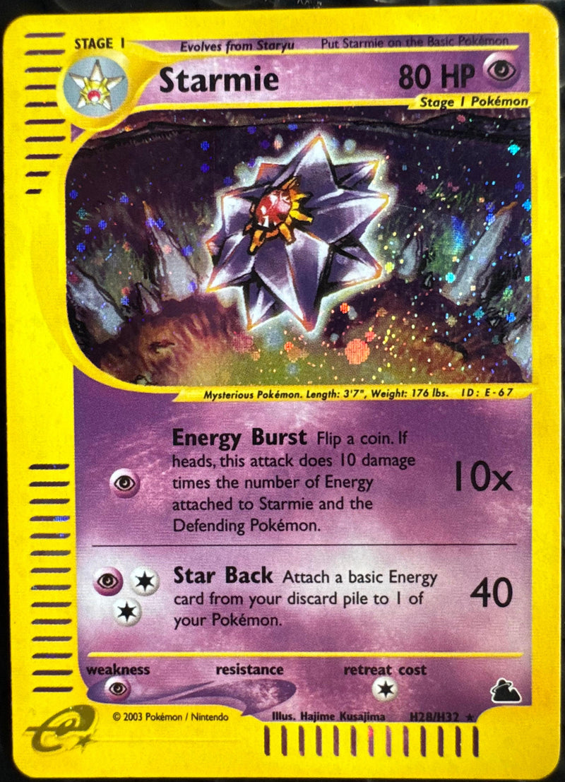 Starmie #H28 Skyridge (EN)