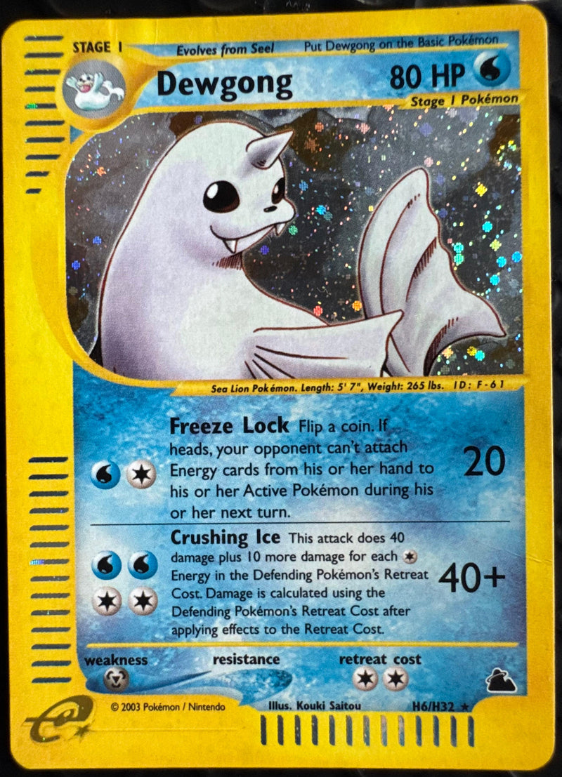 Dewgong #H6 Skyridge (EN)