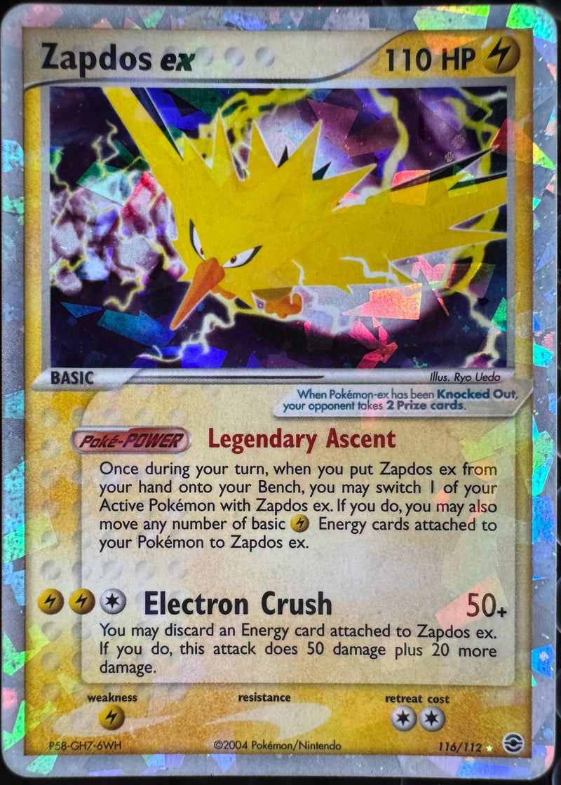 Zapdos ex #116 FireRed & LeafGreen (EN)