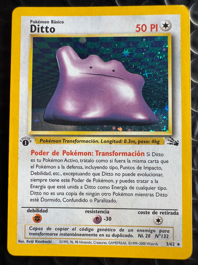 Ditto #003 Fossil 1st Ed (ES)