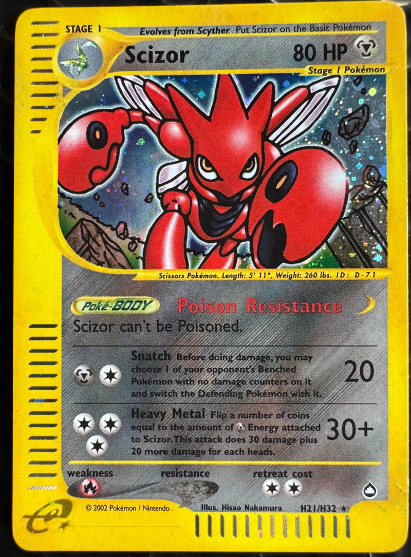 Scizor #H21 Aquapolis (EN)