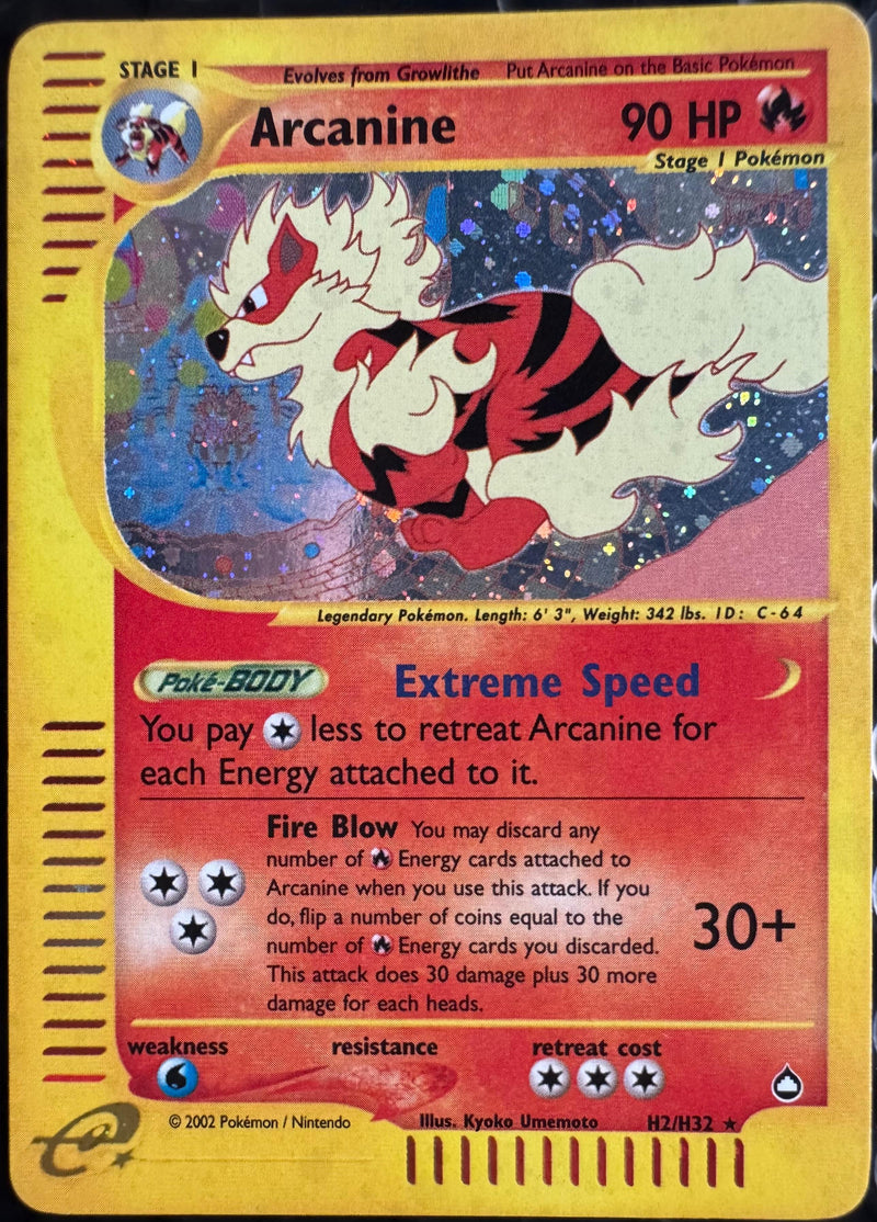 Arcanine #H2 Aquapolis (EN)