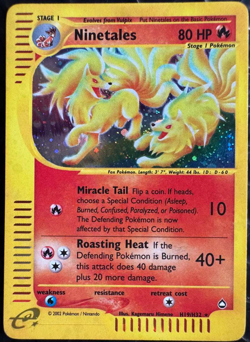 Ninetales #H19 Aquapolis (EN)