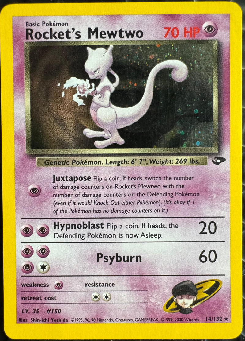 Rocket's Mewtwo #014 Gym Challenge (EN)