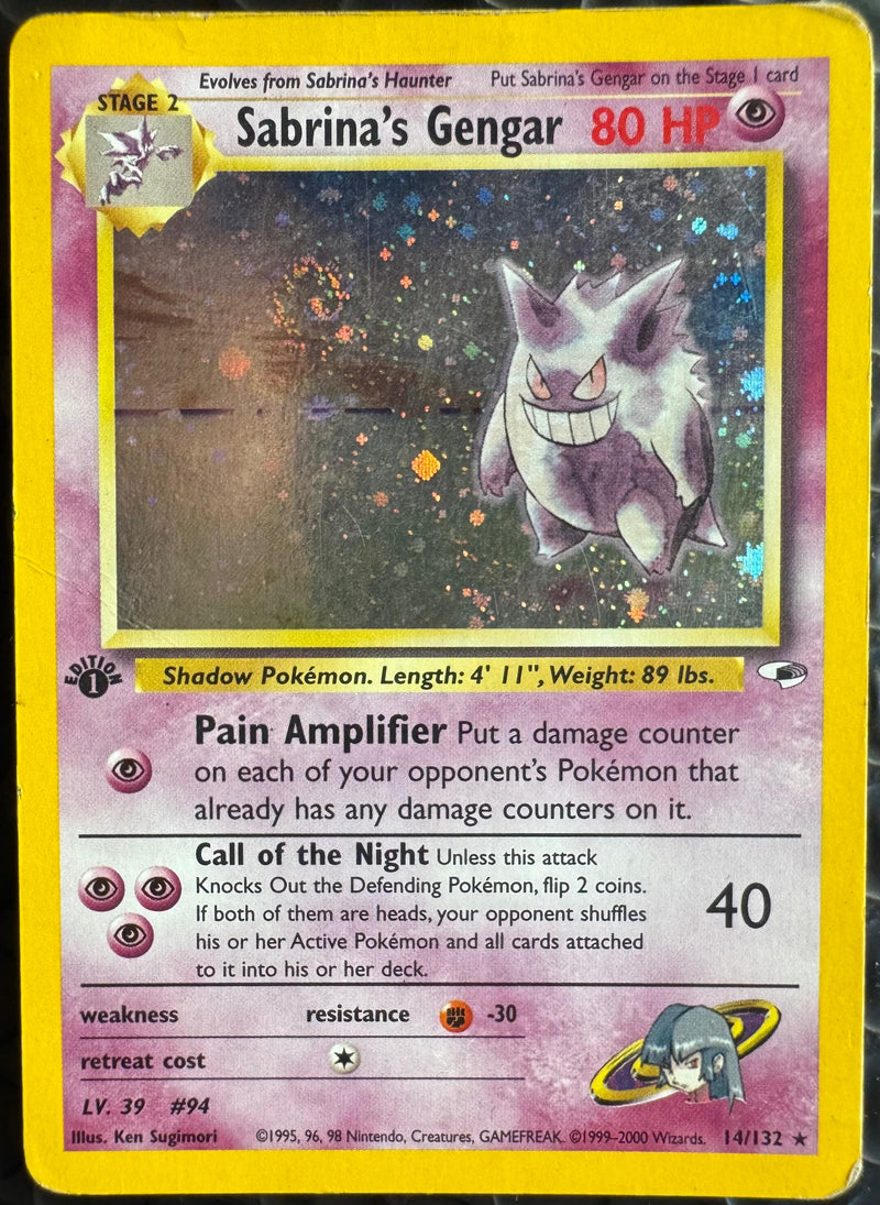 Sabrina's Gengar #014 Gym Heroes 1st Ed (EN)