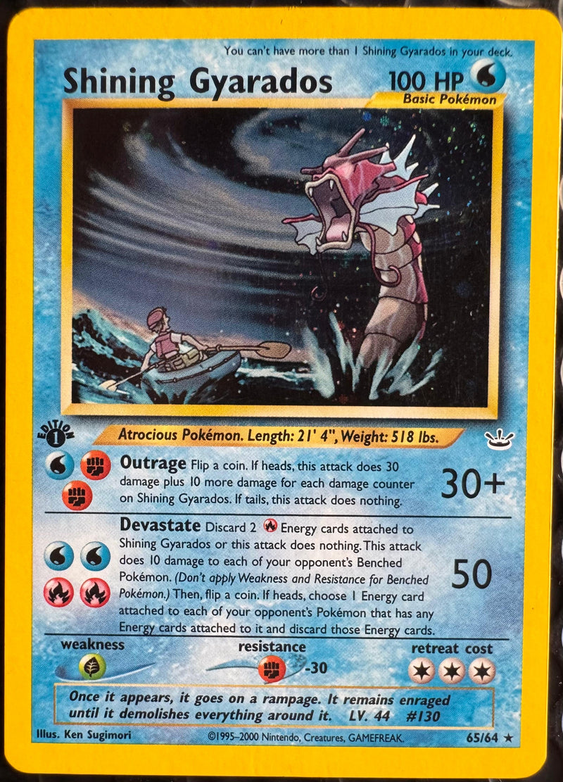 Shining Gyarados #065 Neo Revelation 1st Ed (EN)