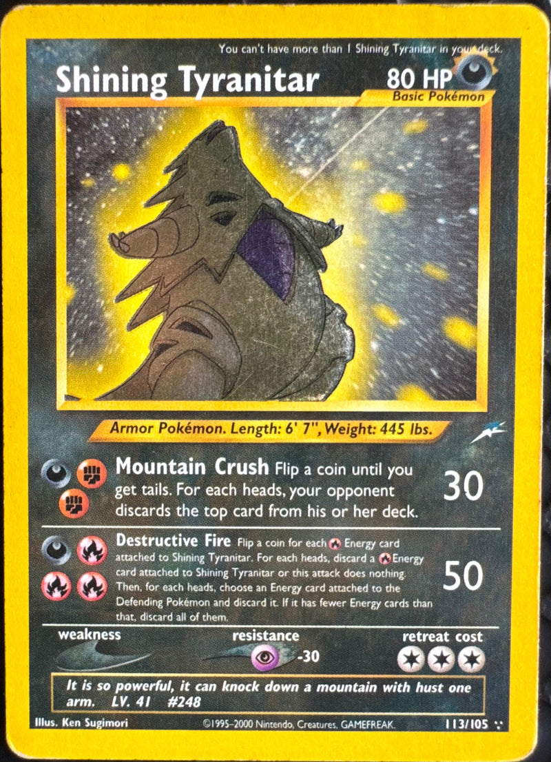 Shining Tyranitar #113 Neo Destiny (EN)